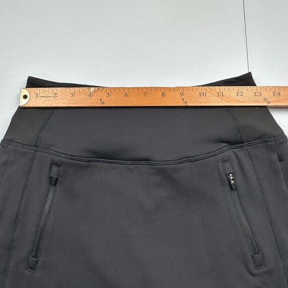 Athleta Skirt Womens Extra Small Black Fairway Golf Skort 18" Stretch Tennis - Picture 10 of 13